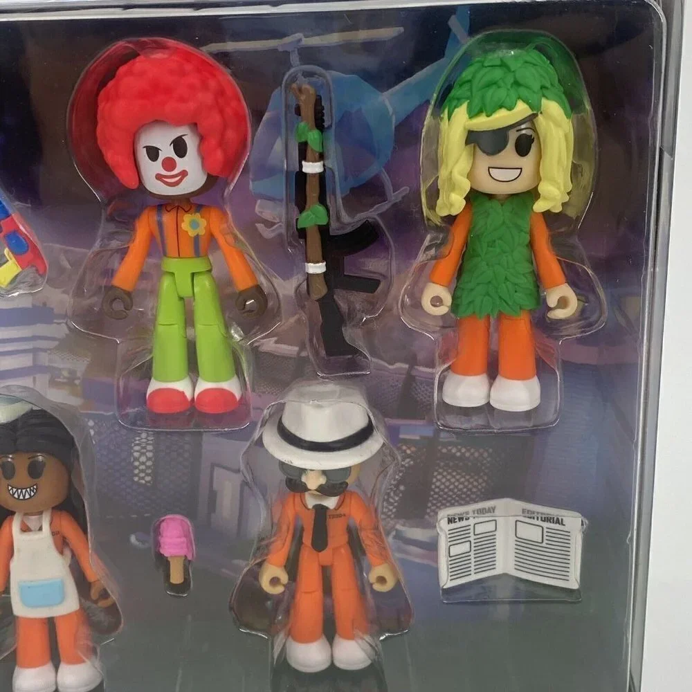 Roblox DEVSERIES Jailbreak Hiding In Plain Sight 6 Action Figures Virtual Code